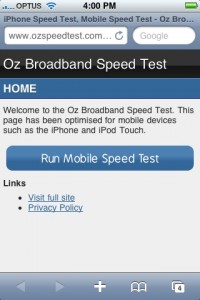 Mobile Speed Test